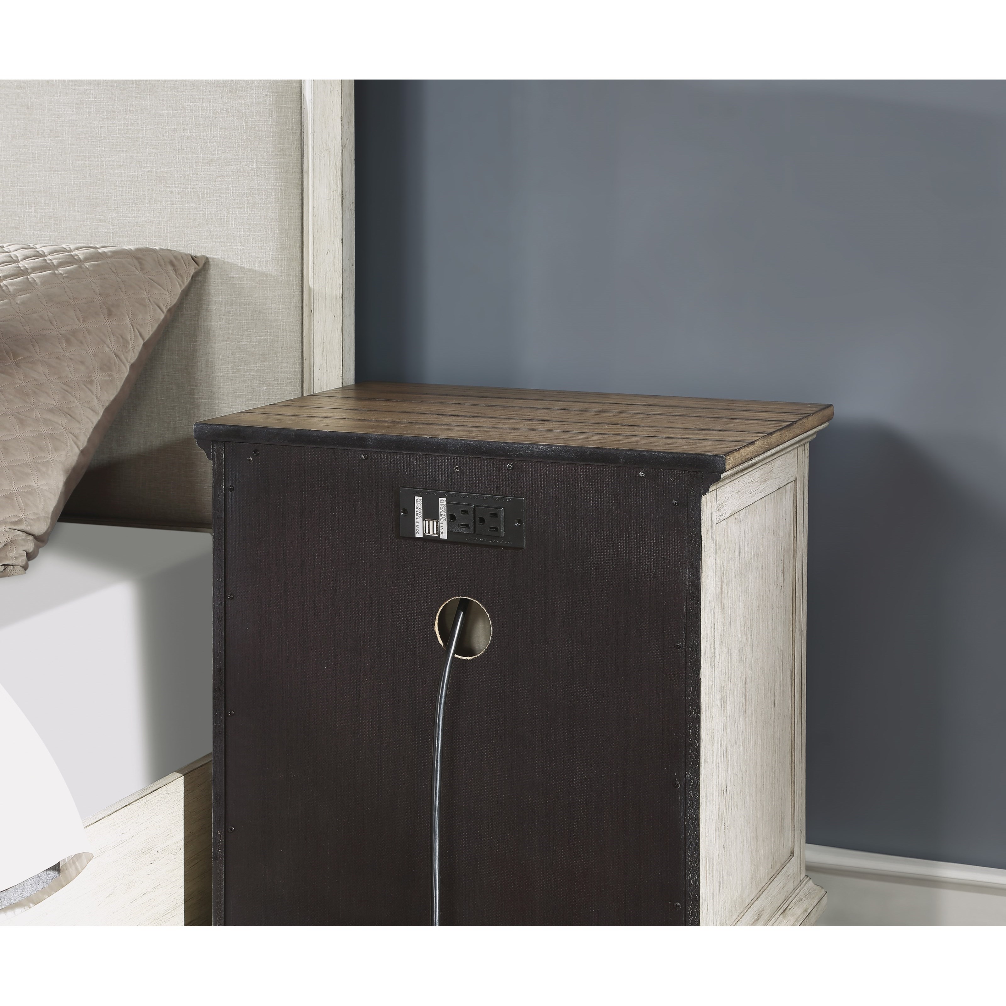 Nightstands with usb ports and shop outlets